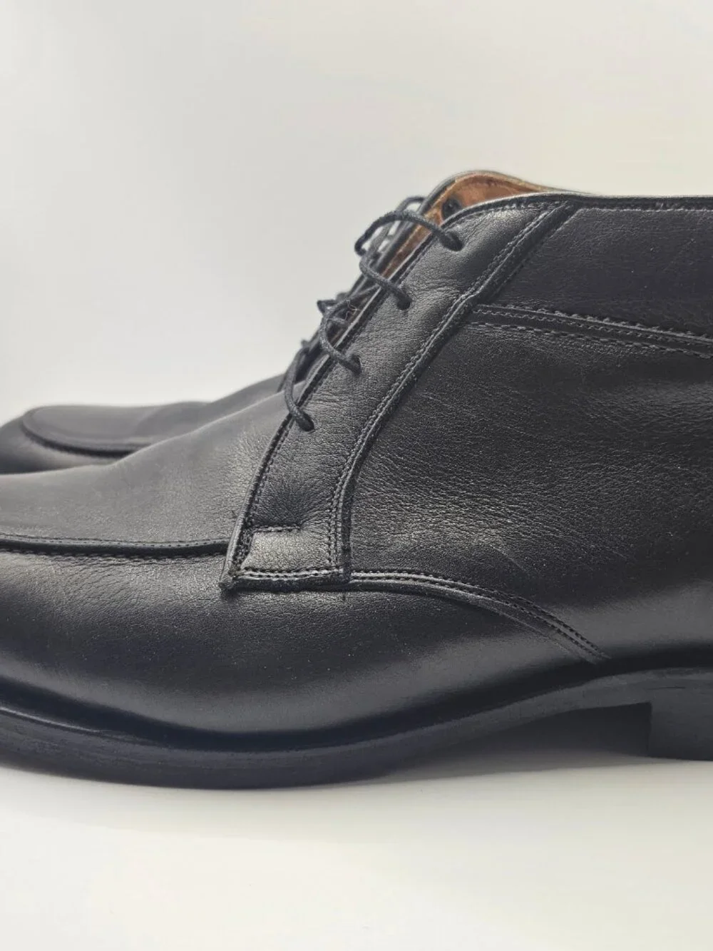Allen Edmonds Stuart Chukka Boots Black Mens 12.5 D
